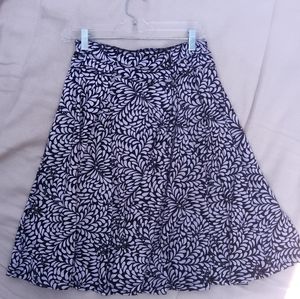 Lapis Black & White Skirt Size Small